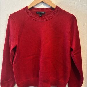 Banana Republic Red Crew Neck Sweater med petite